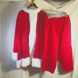 Vintage Rubies Full Santa Claus Costume‎ Men’s XXL Cordaroy Christmas Holiday